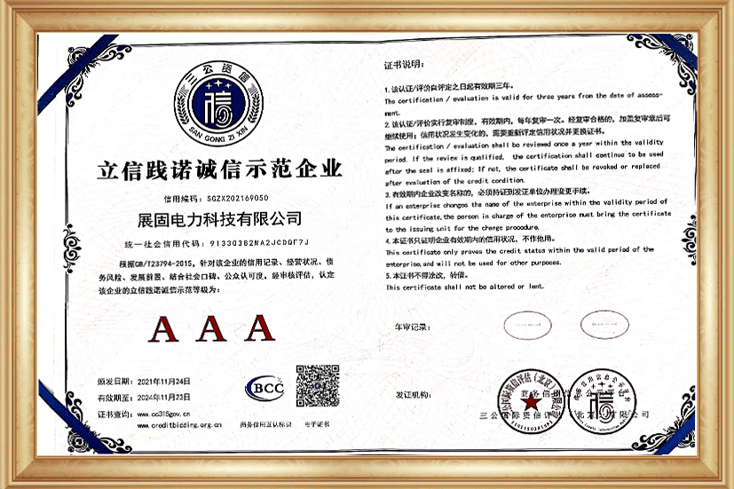 立信踐諾誠(chéng)信示范企業(yè)